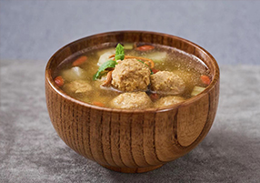 Beef Balls with Mushroom Vegetables